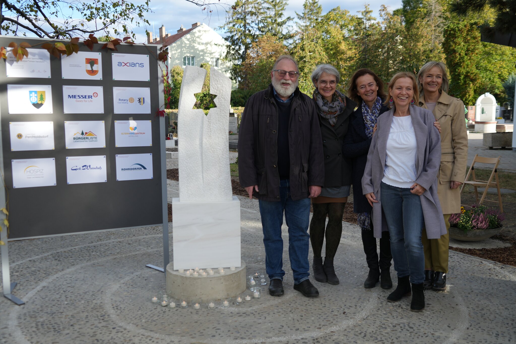 Team der Sternenkinder Gedenkstätte in Maria Enzersdorf, Mödling